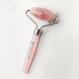 Diamond Contour Rose Quartz Beauty Roller
