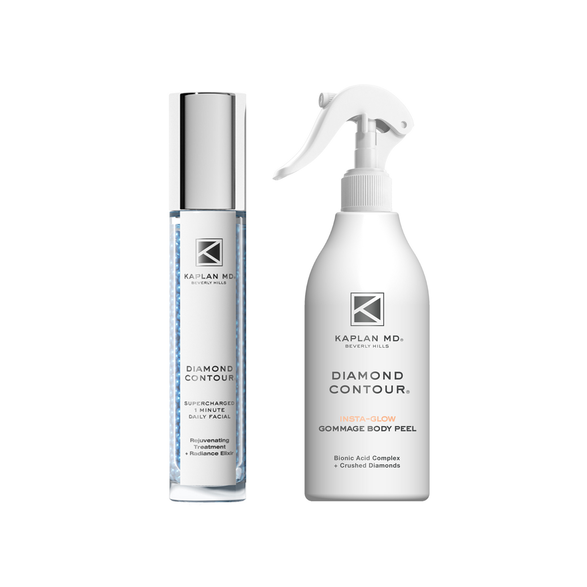 Diamond Contour Face & Body Exfoliating Duo