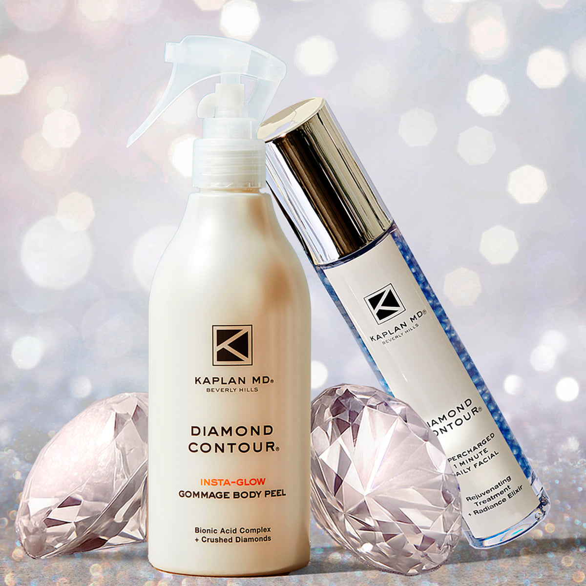 Diamond Contour Face & Body Exfoliating Duo