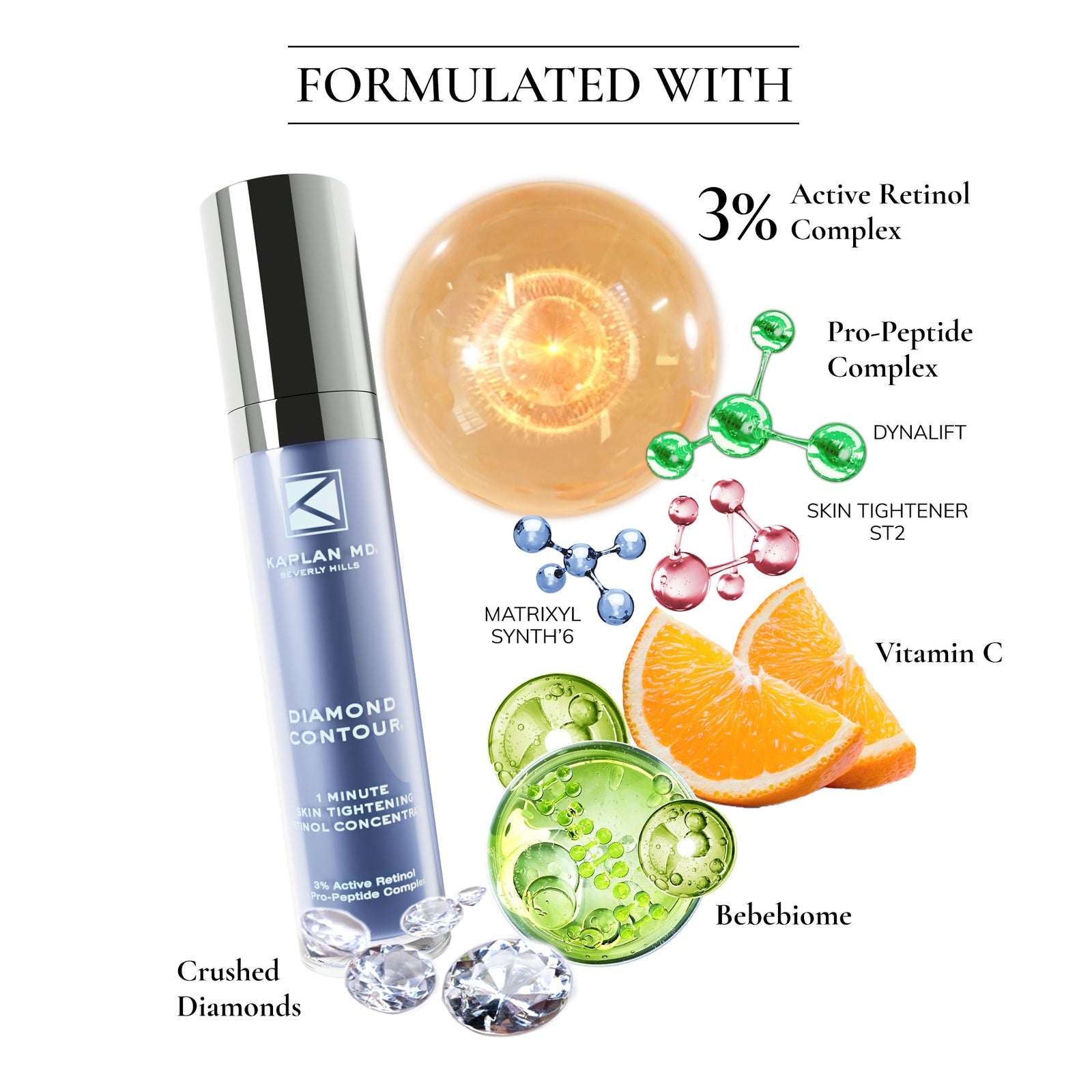 Diamond Contour 1 Minute Skin Tightening Retinol Concentrate