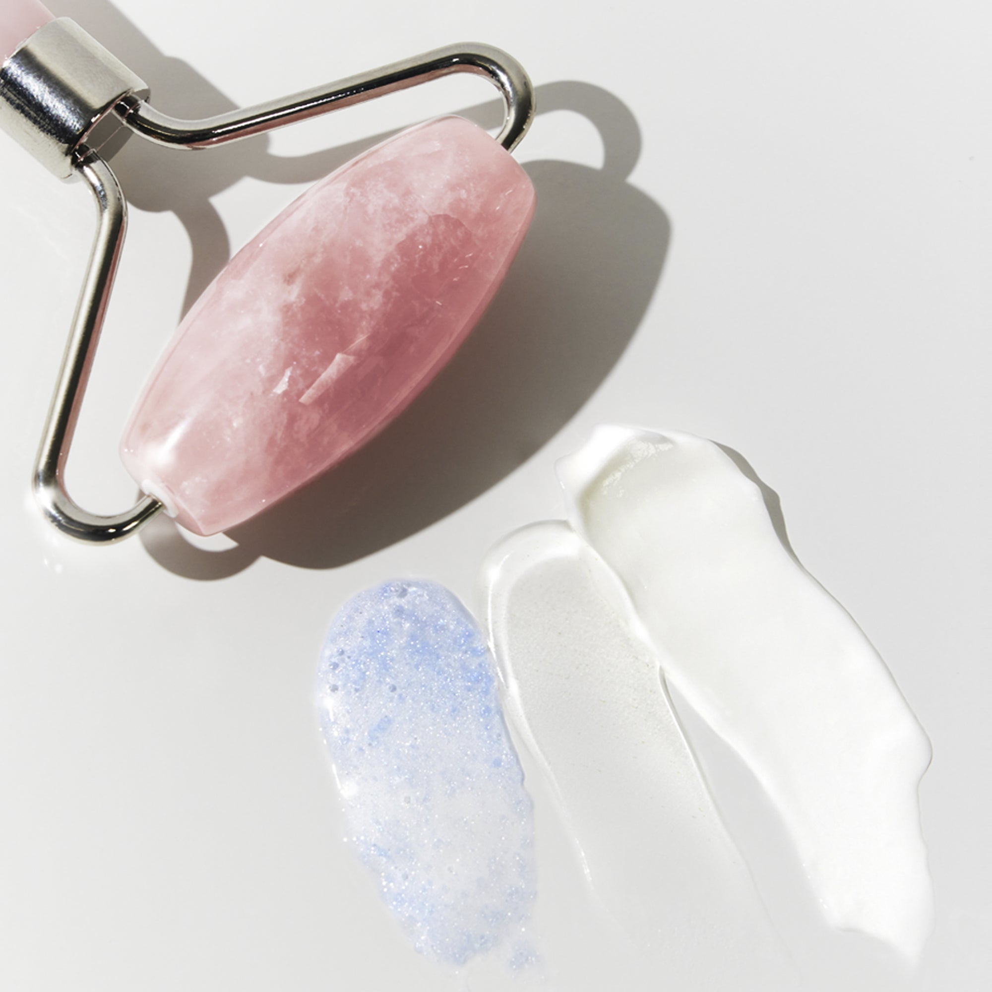 Diamond Contour Rose Quartz Beauty Roller