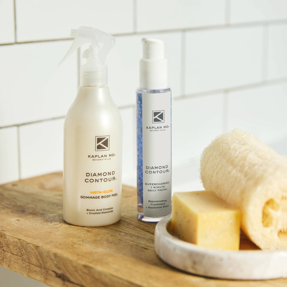 Diamond Contour Face & Body Exfoliating Duo