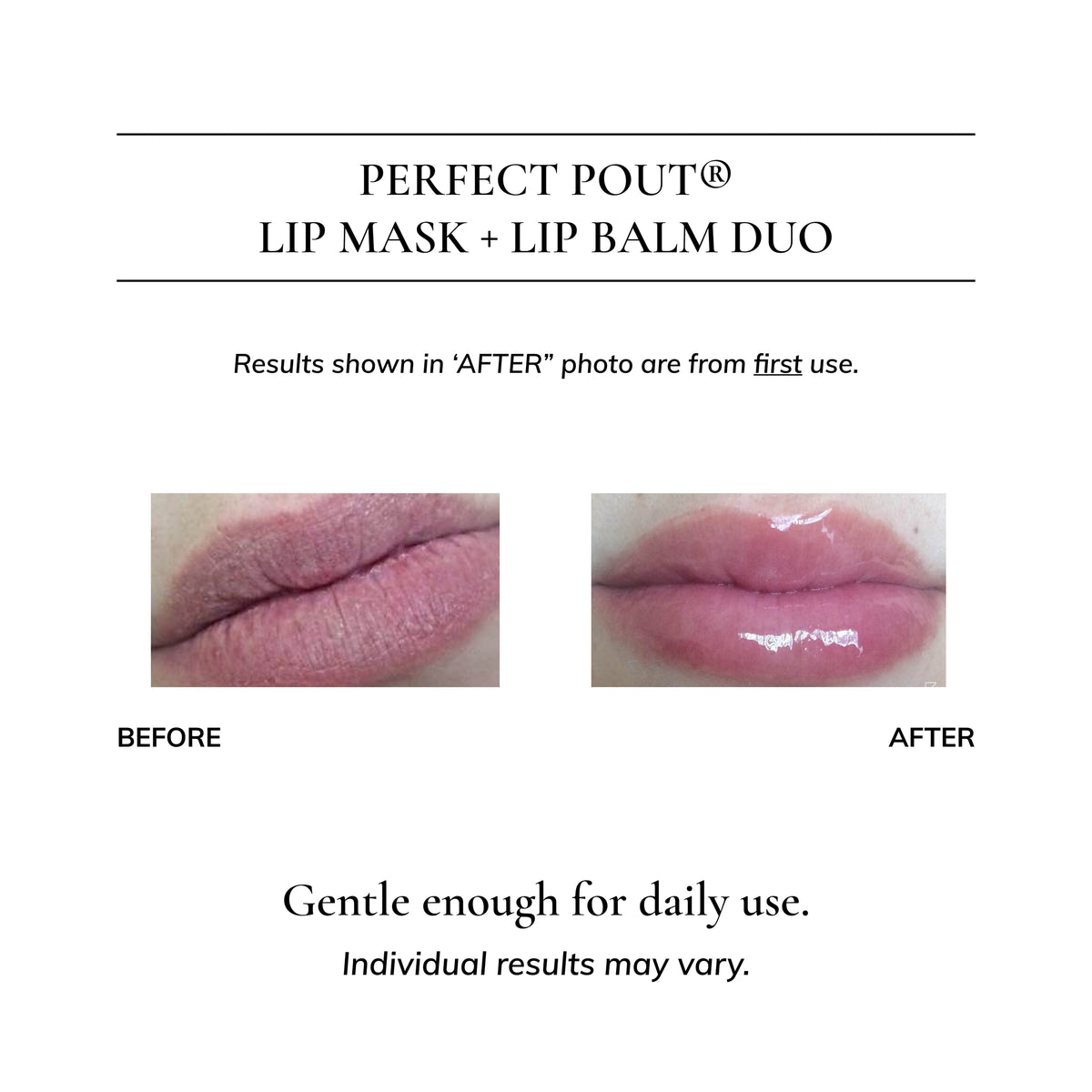 Perfect Pout Lip Mask + Lip Balm Duo - SPF 30