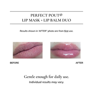 Perfect Pout Lip Mask + Lip Balm Duo - SPF 30