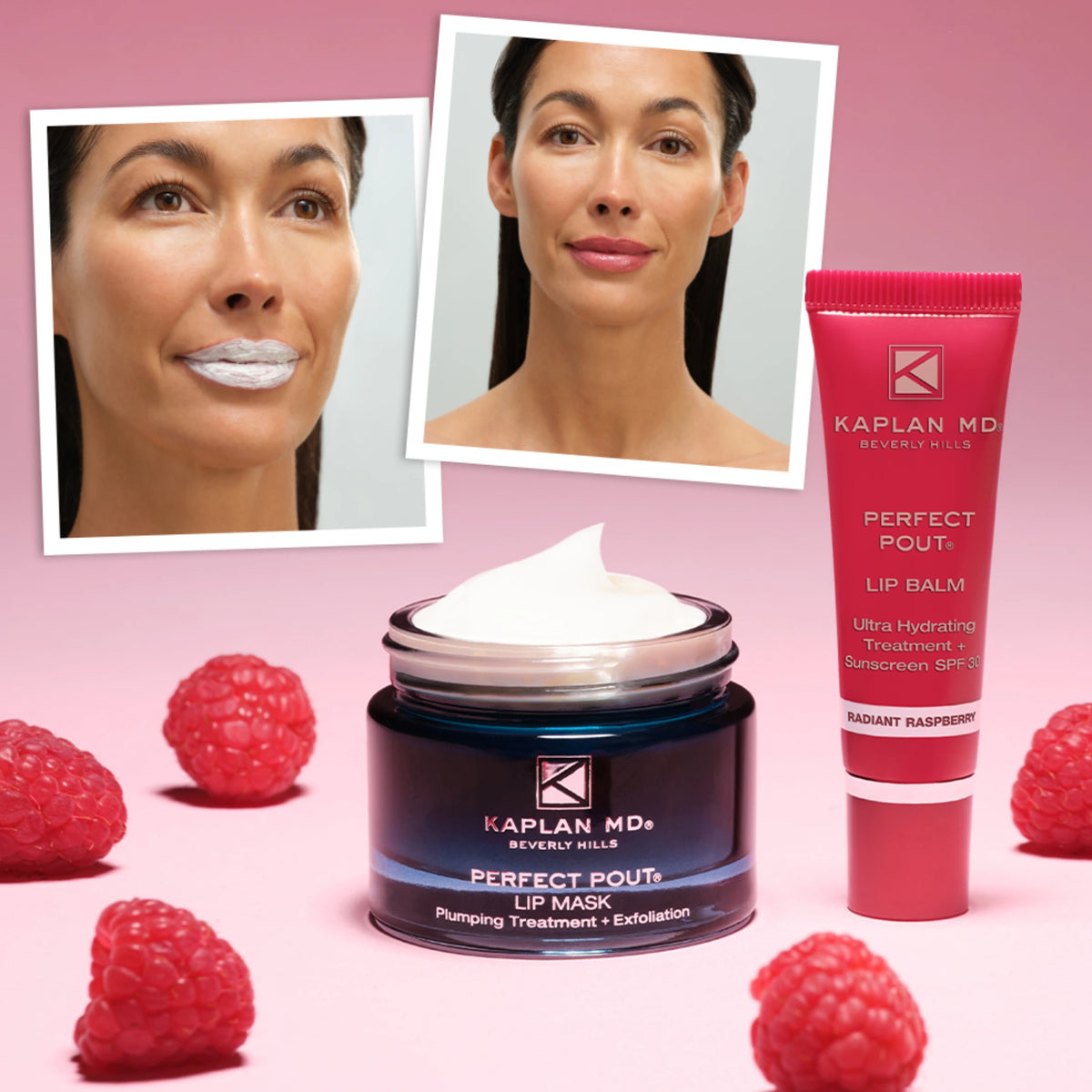 Perfect Pout Lip Mask + Lip Balm Duo - SPF 30