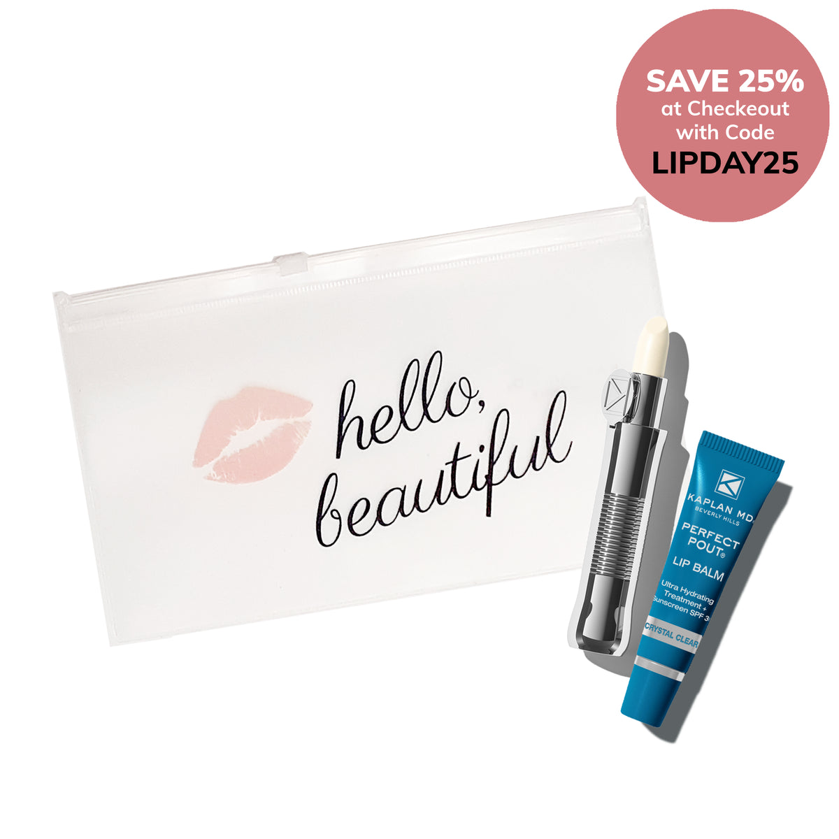 Roxbury Lipstick + Crystal Clear Lip Balm