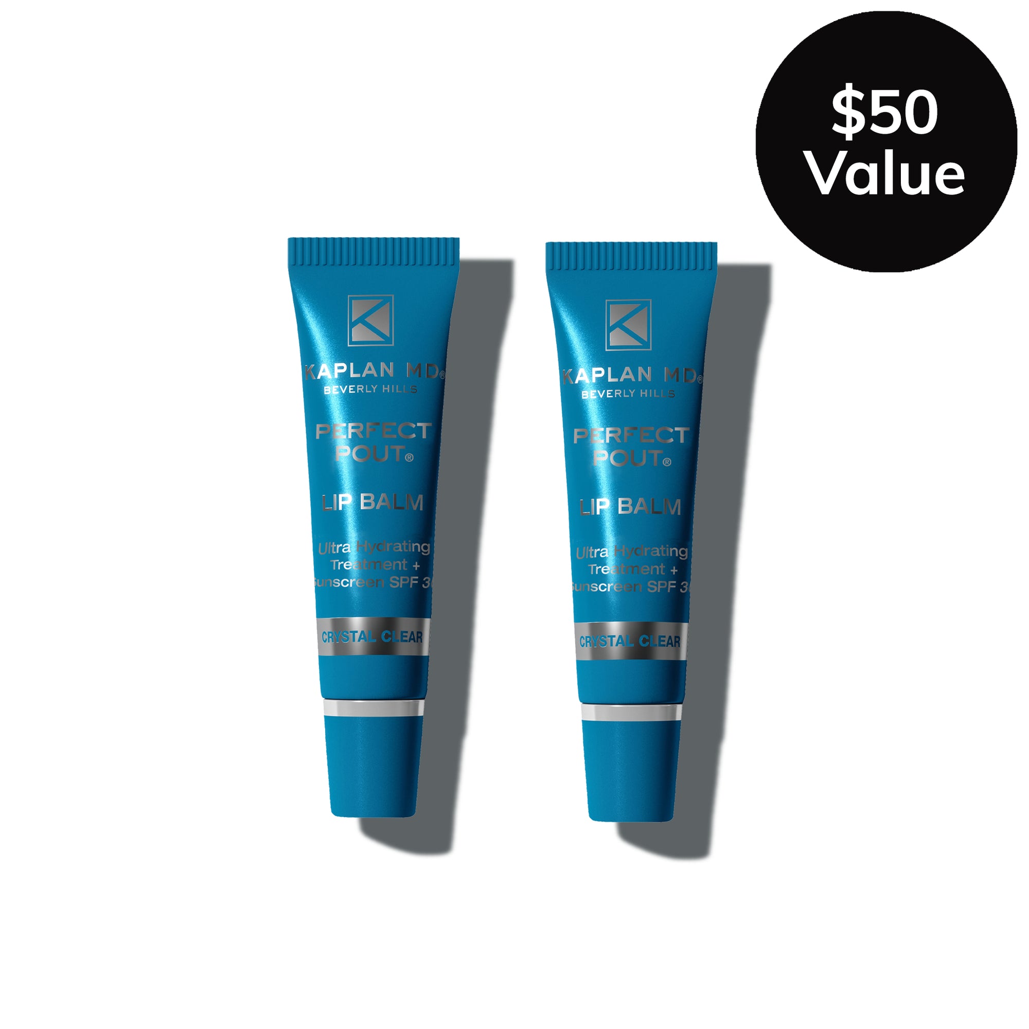 Perfect Pout Crystal Clear Lip Balm - SPF 30 Duo