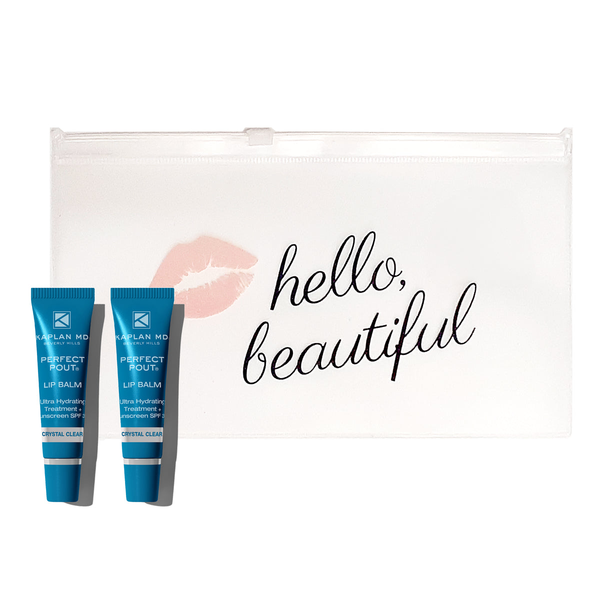 Perfect Pout Lip Balm (Crystal Clear) - Set of 2